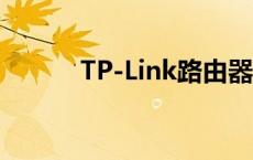 TP-Link路由器密码设置全攻略