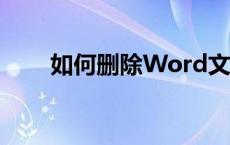 如何删除Word文档中的多余空白页